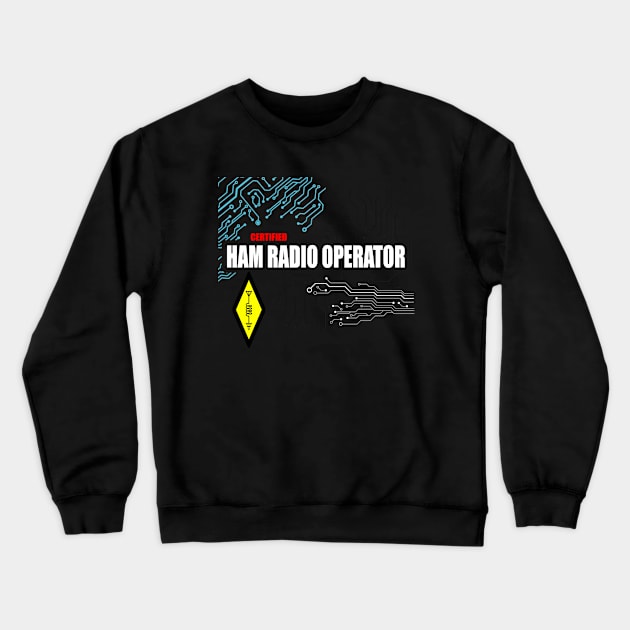 Radio Electronic Design - Ham Radio Crewneck Sweatshirt by tatzkirosales-shirt-store